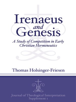 cover image of Irenaeus and Genesis